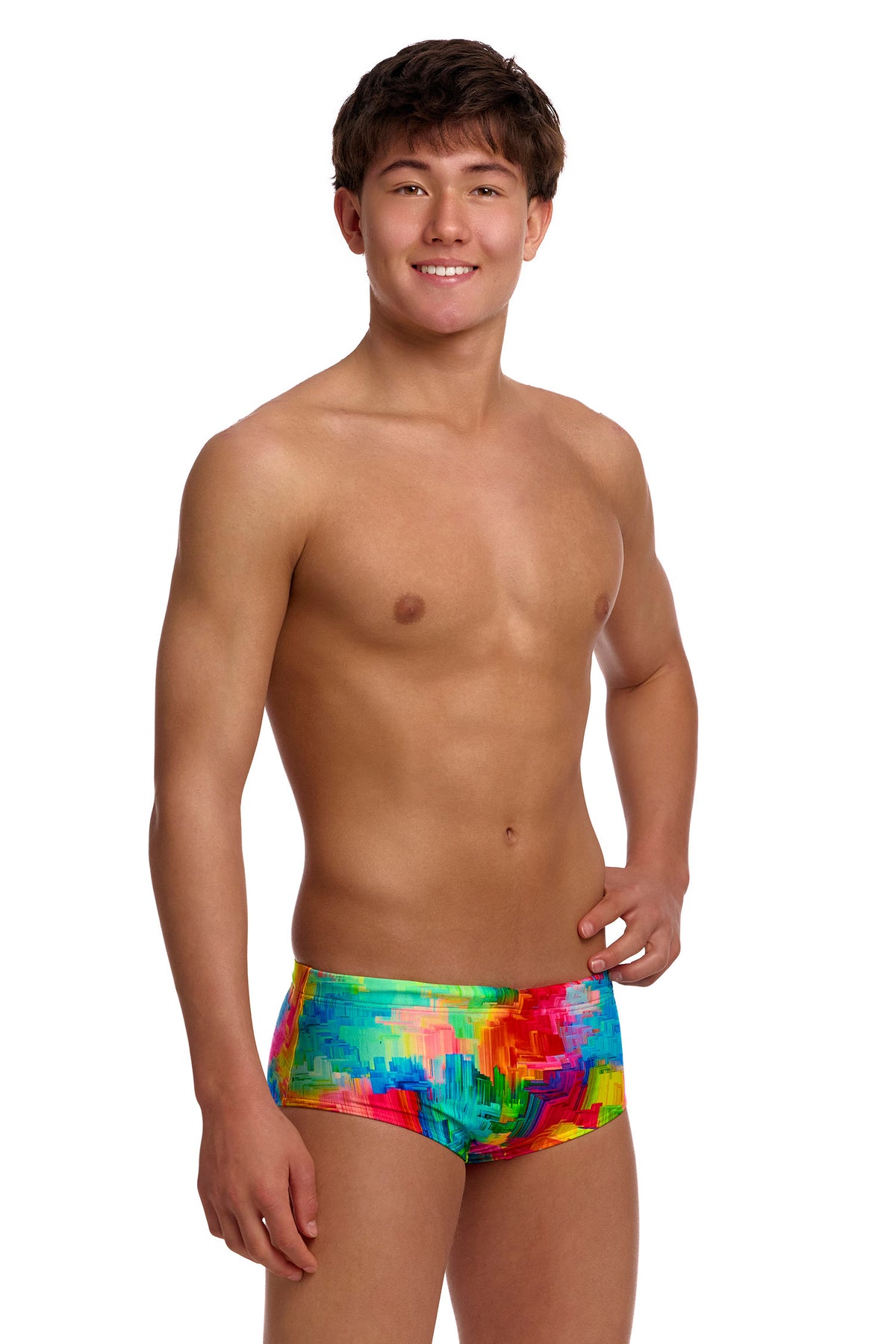 Funky Trunks Boys Falling Colours Sidewinder Trunks