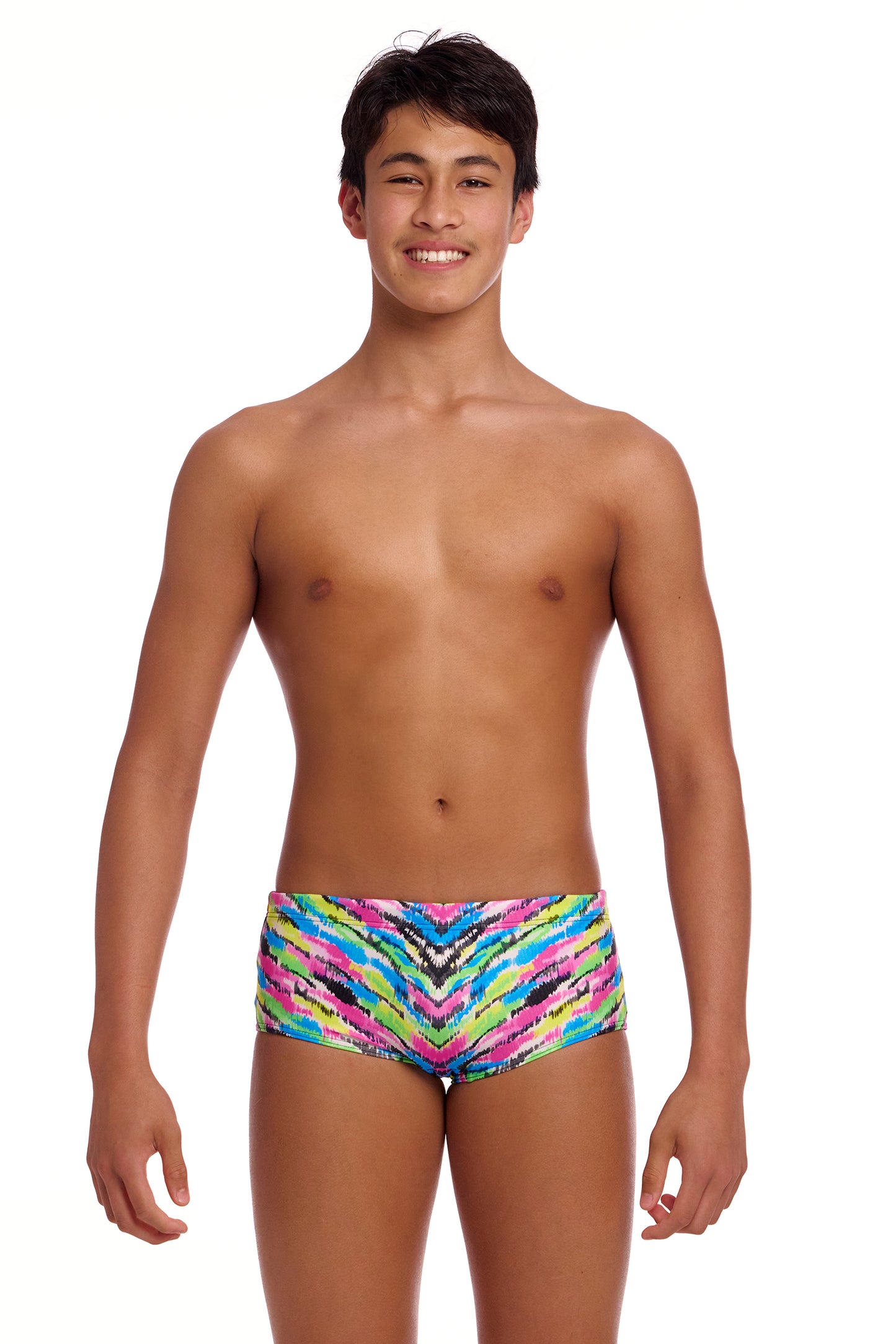 Funky Trunks Boys Happy Hide Sidewinder Trunks