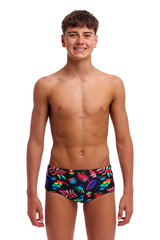 Funky Trunks Boys Lost Leaf Sidewinder Trunks