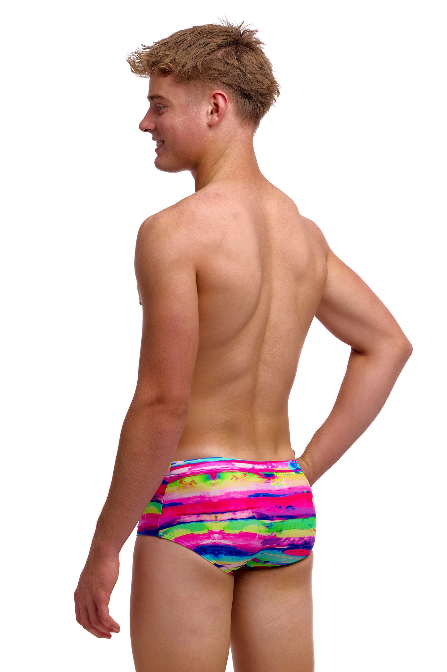 Funky Trunks Boys Paint Patch Sidewinder Trunks