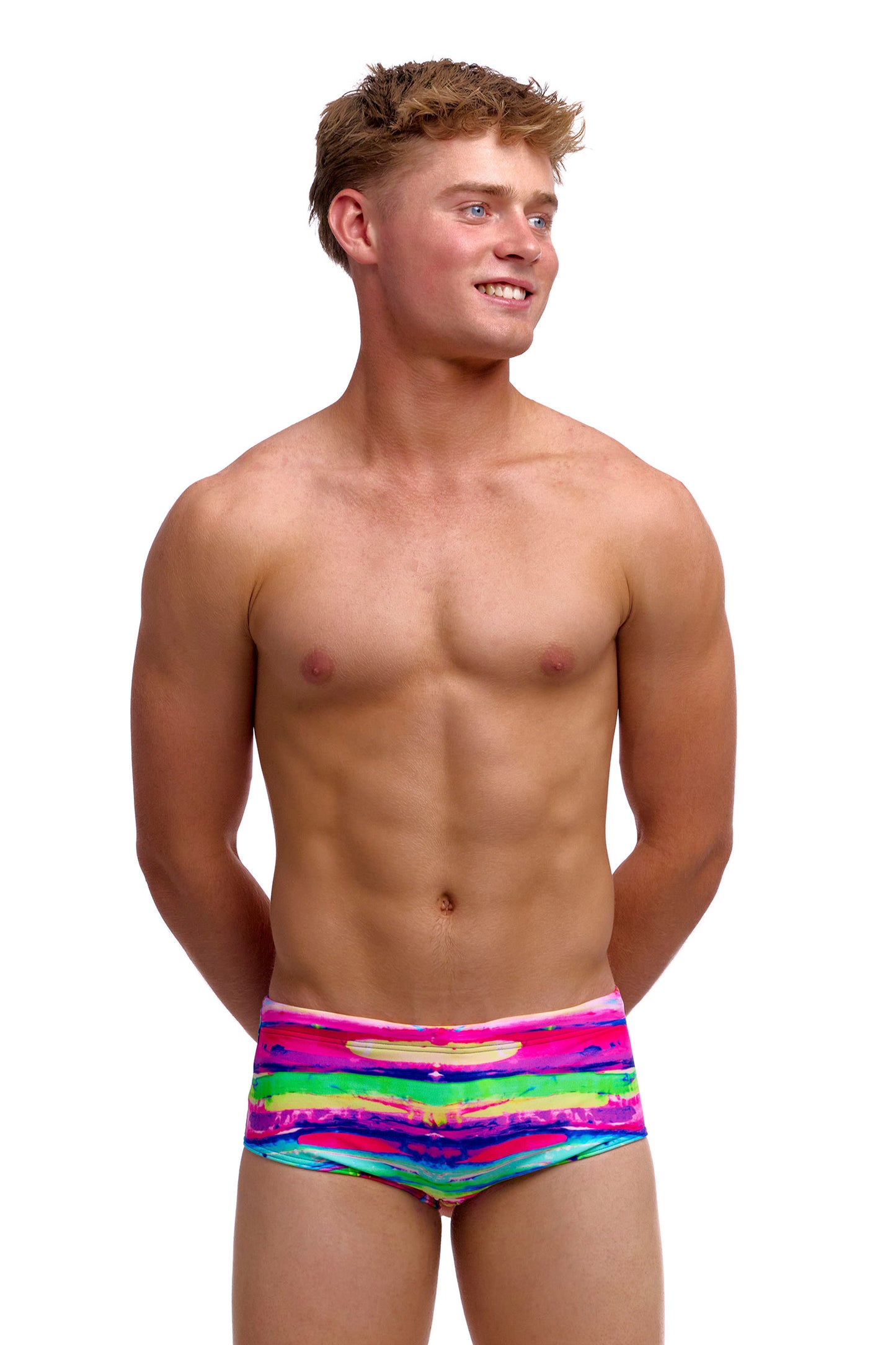 Funky Trunks Boys Paint Patch Sidewinder Trunks