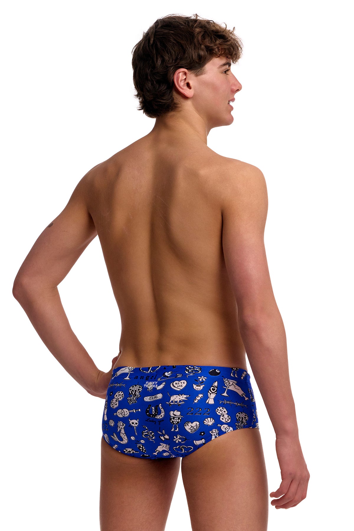 Funky Trunks Boys Scratchy Sidewinder Trunks