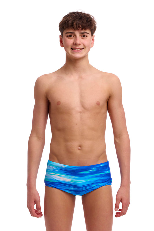 Boxer de bain Funky Trunks Sea Breeze Sidewinder pour garçon