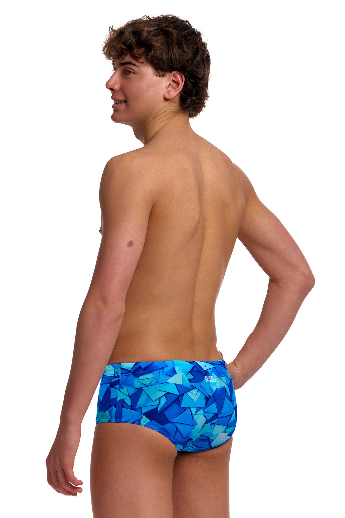 Funky Trunks Boys Try Blue Sidewinder Trunks