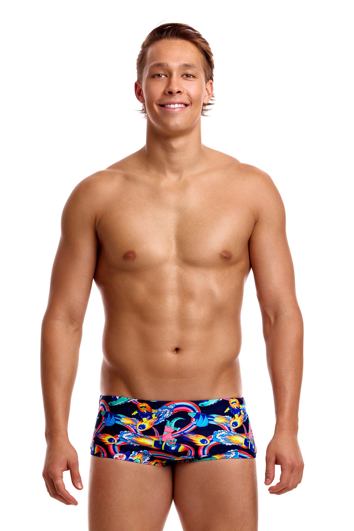 Funky Trunks Men's Blast Buddies Sidewinder Trunks