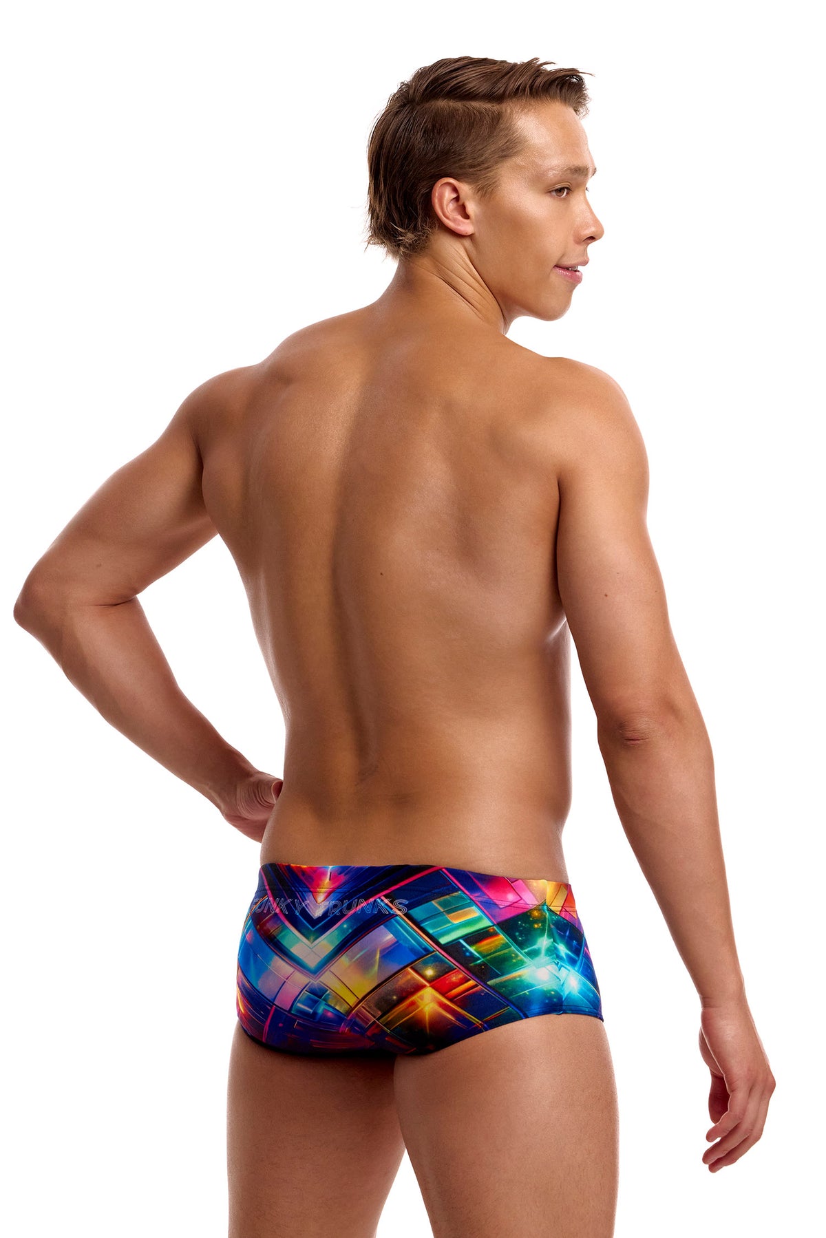 Funky Trunks Men's Firefly Sparkle Sidewinder Trunks