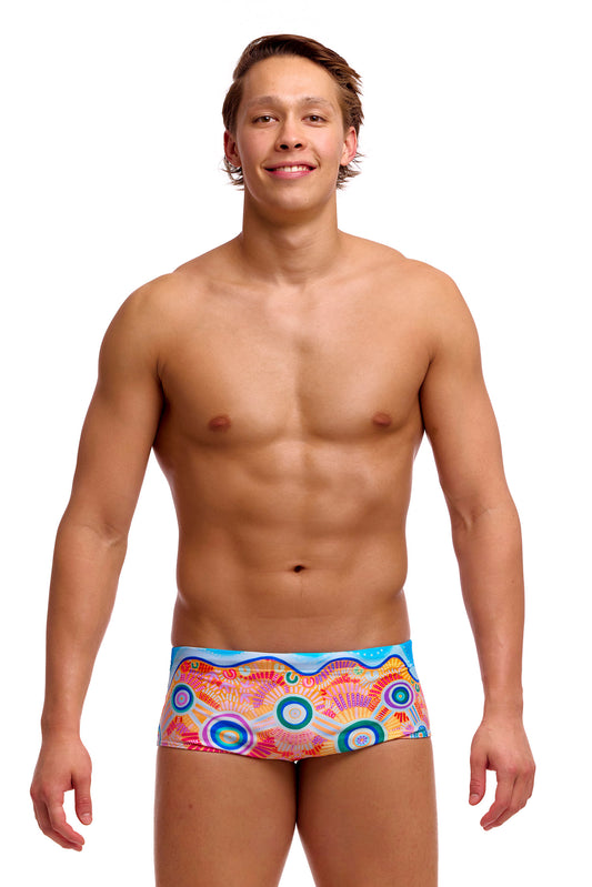 Funky Trunks Men's Kulin Colour Sidewinder Trunks
