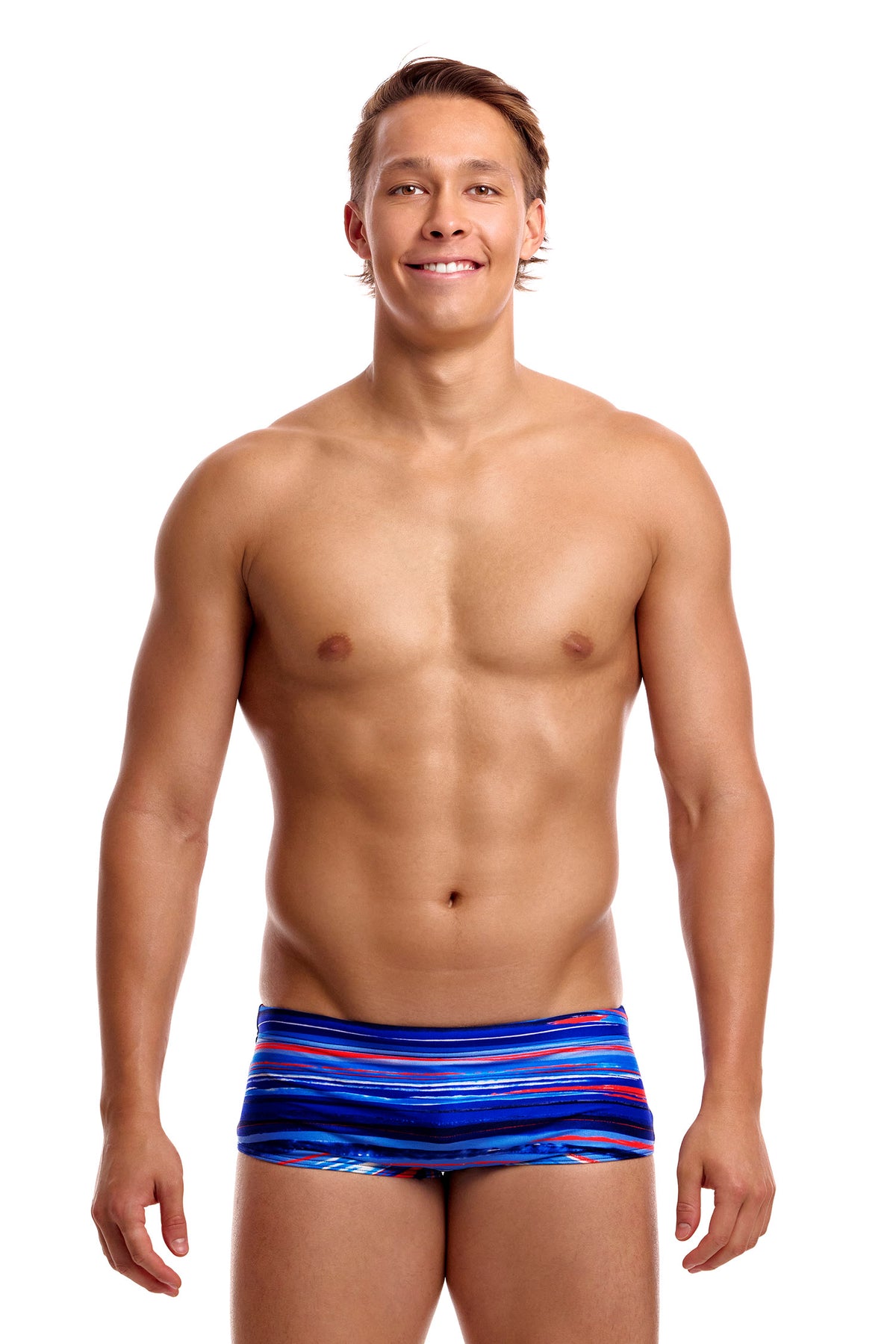 Funky Trunks Men's Lost Lines Sidewinder Trunks