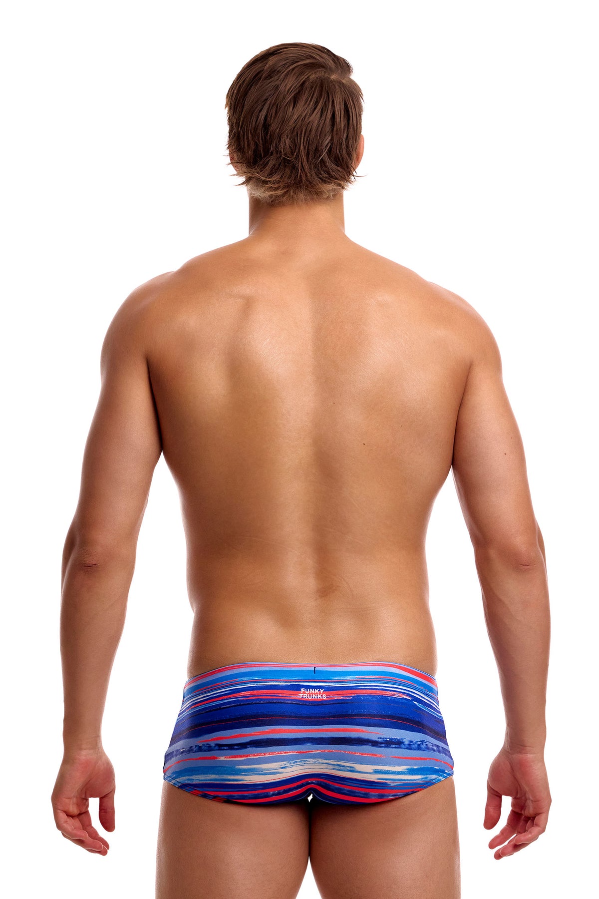 Funky Trunks Men's Lost Lines Sidewinder Trunks