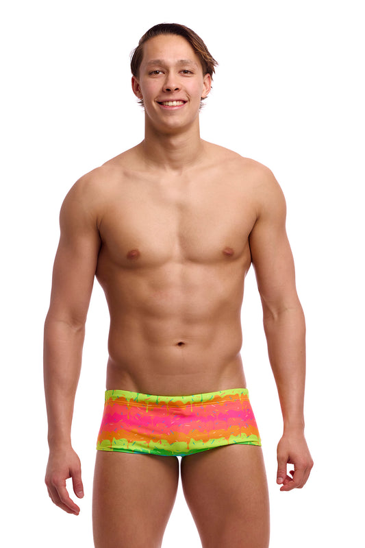 Funky Trunks Men's Melting Mayhem Sidewinder Trunks