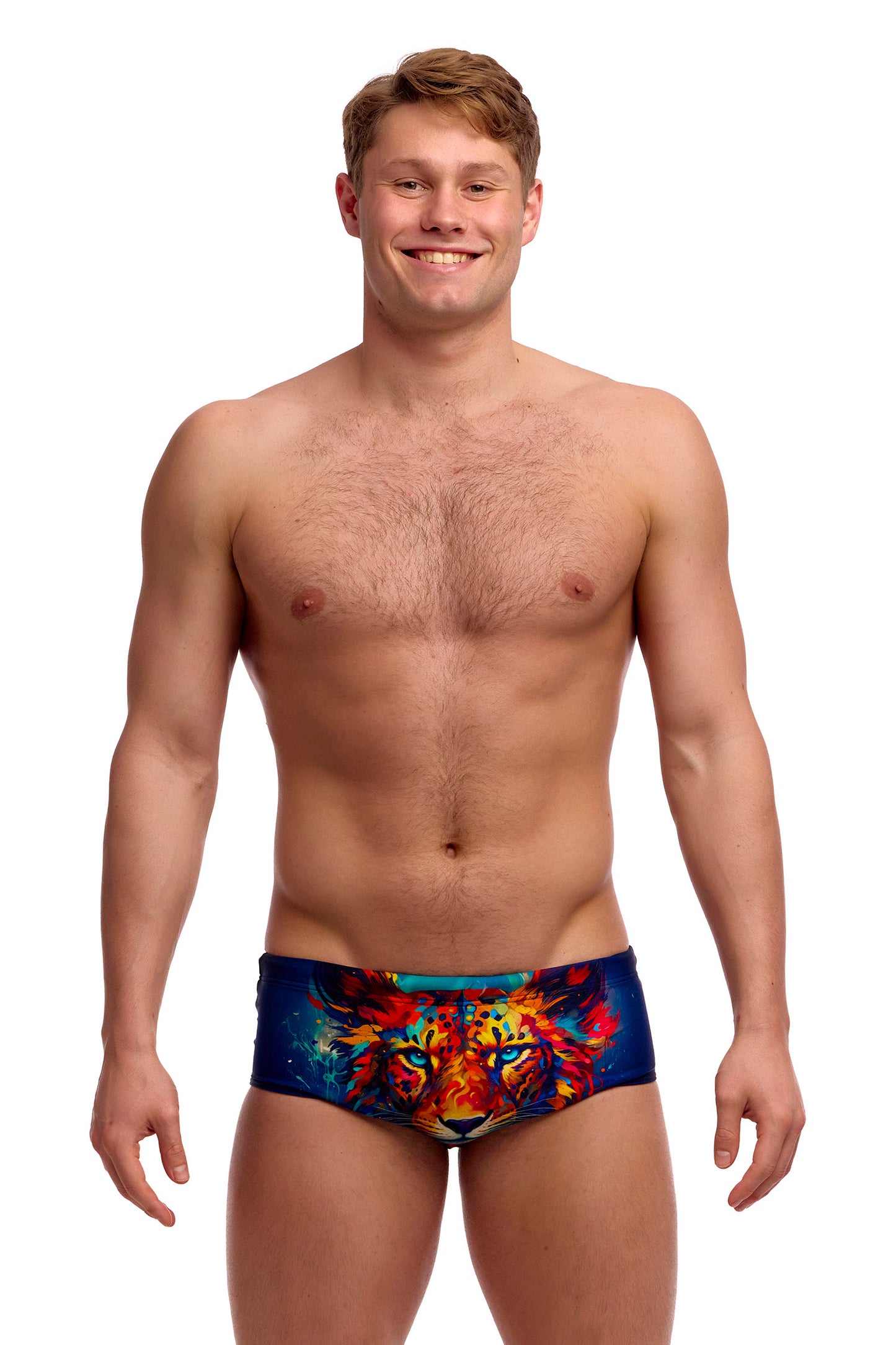 Funky Trunks Men's Meow Baby Sidewinder Trunks