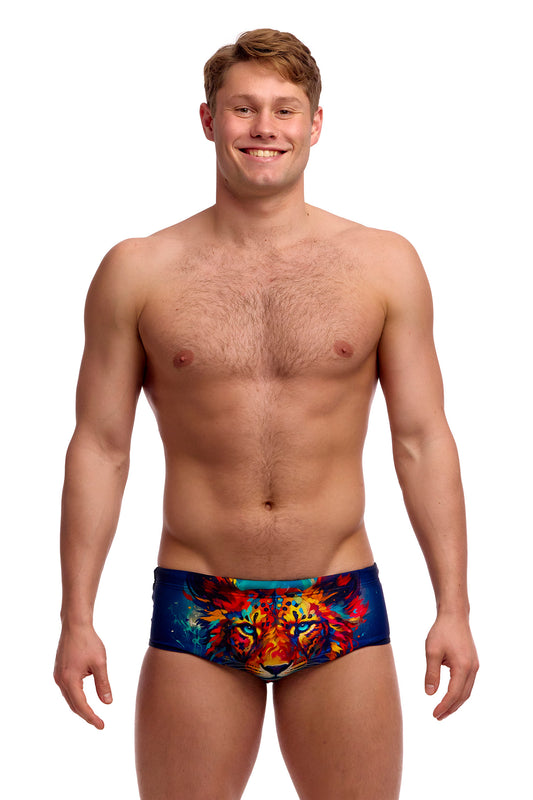 Funky Trunks Men's Meow Baby Sidewinder Trunks