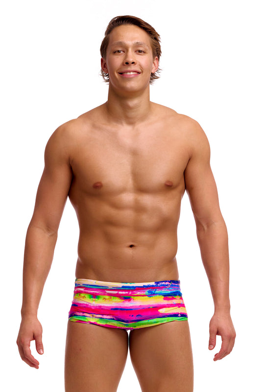 Funky Trunks Men's Paint Patch Sidewinder Trunks