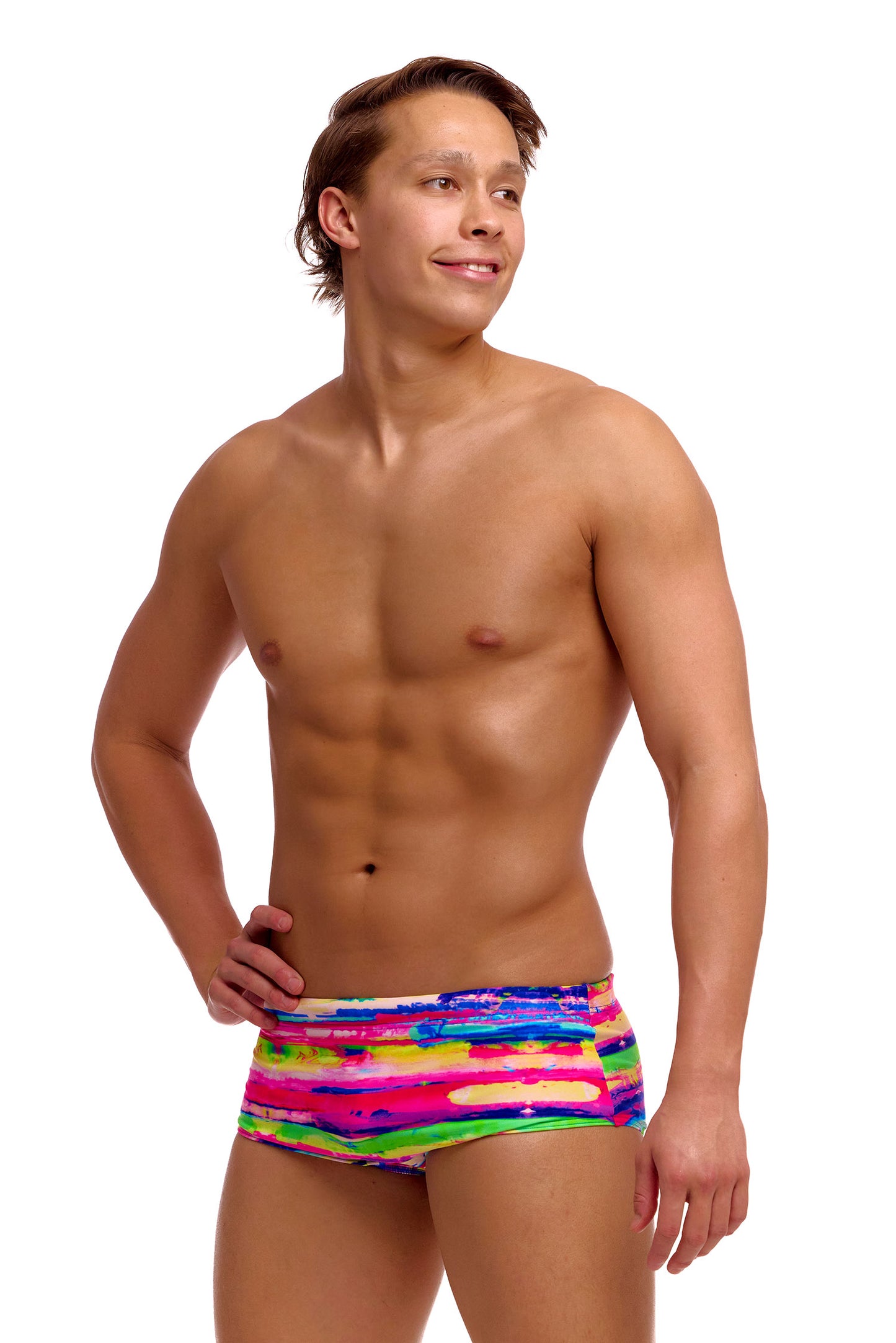 Funky Trunks Men's Paint Patch Sidewinder Trunks