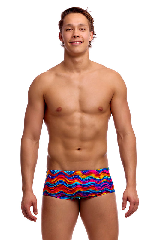 Funky Trunks Men's Plastic Fantastic Sidewinder Trunks