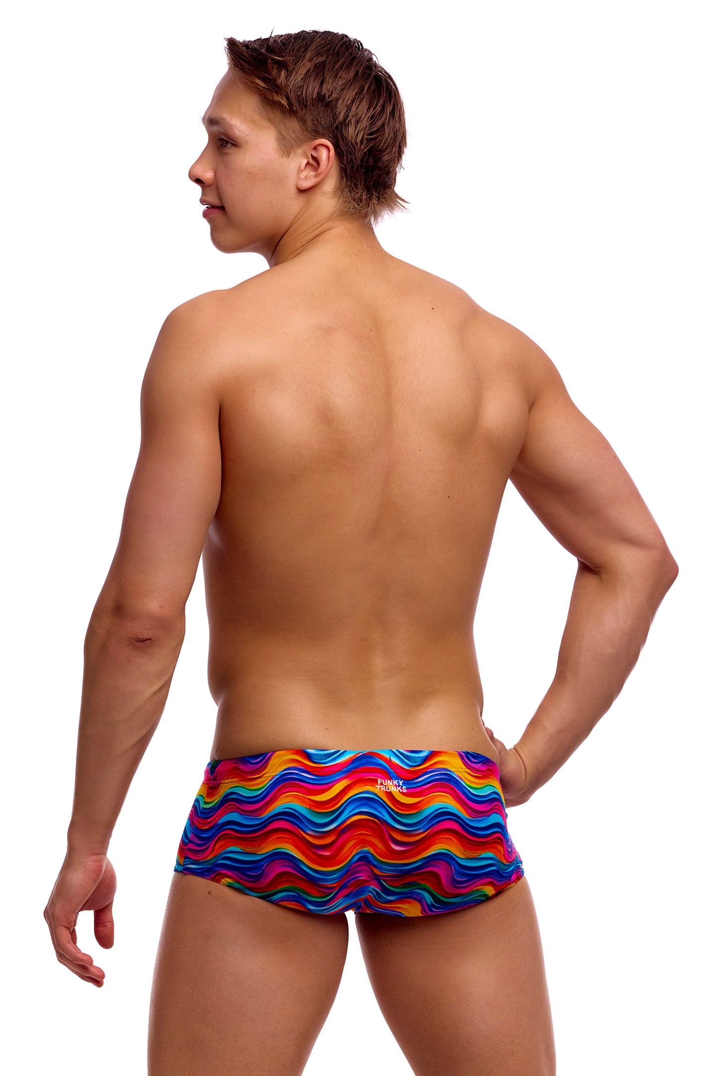 Funky Trunks Men's Plastic Fantastic Sidewinder Trunks