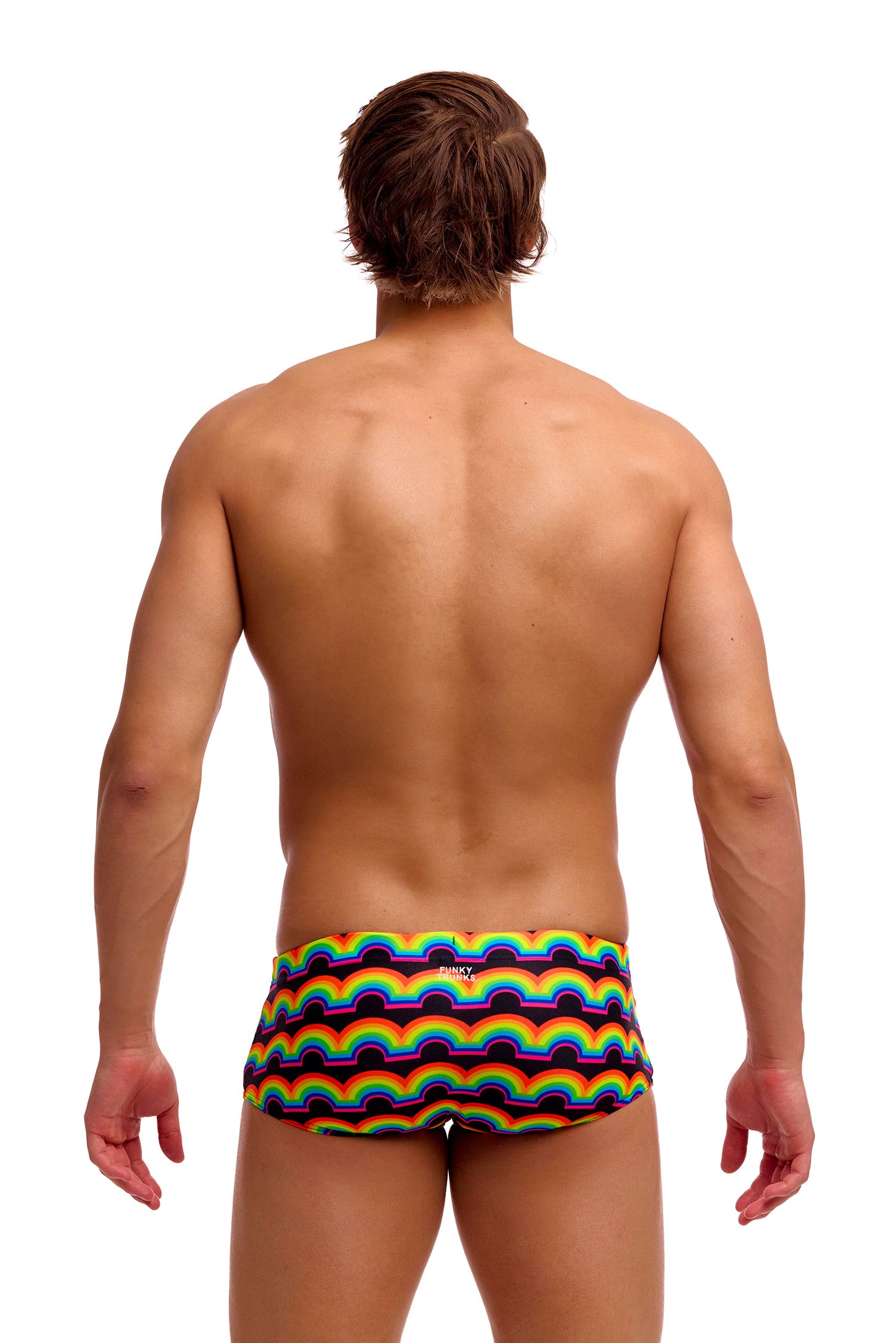 Funky Trunks Men's Rainbowie Rainbowie Sidewinder Trunks