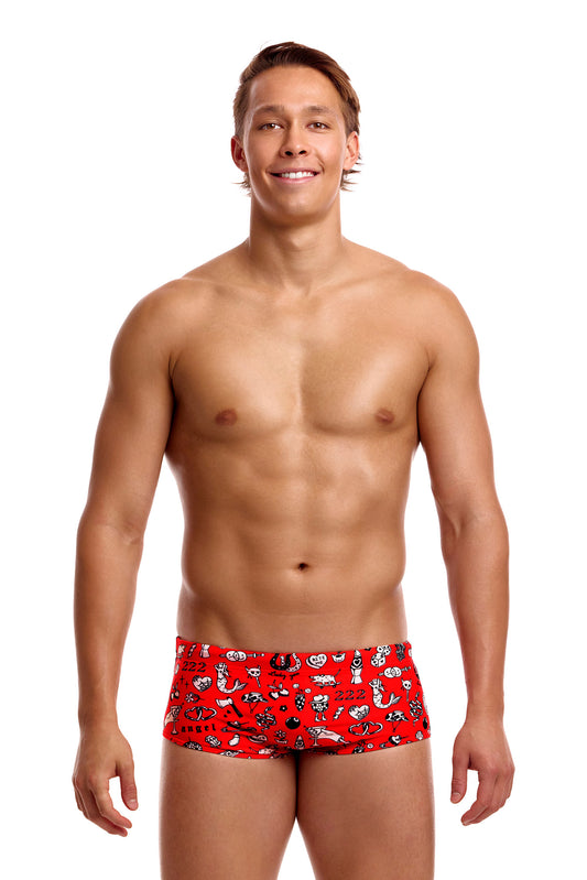 Funky Trunks Men's Scribbles Sidewinder Trunks