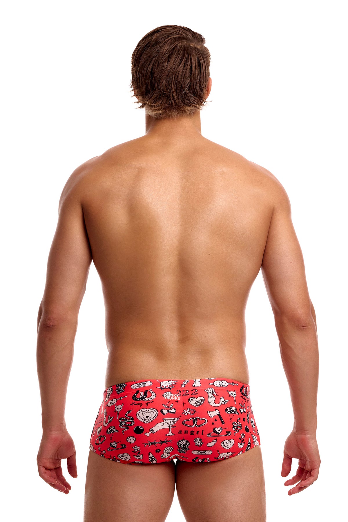 Funky Trunks Men's Scribbles Sidewinder Trunks