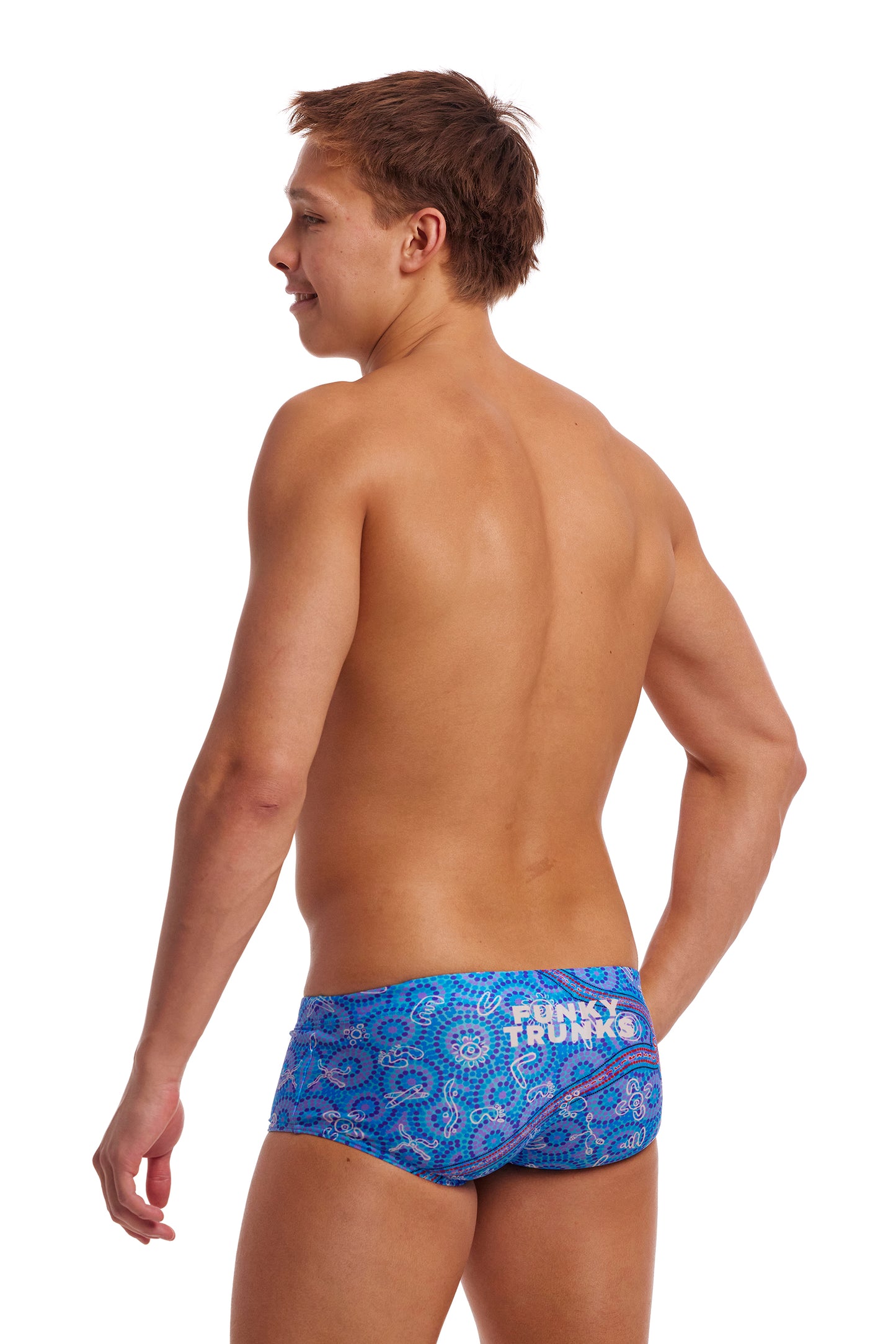 Funky Trunks Men's Sea Dreams Sidewinder Trunks