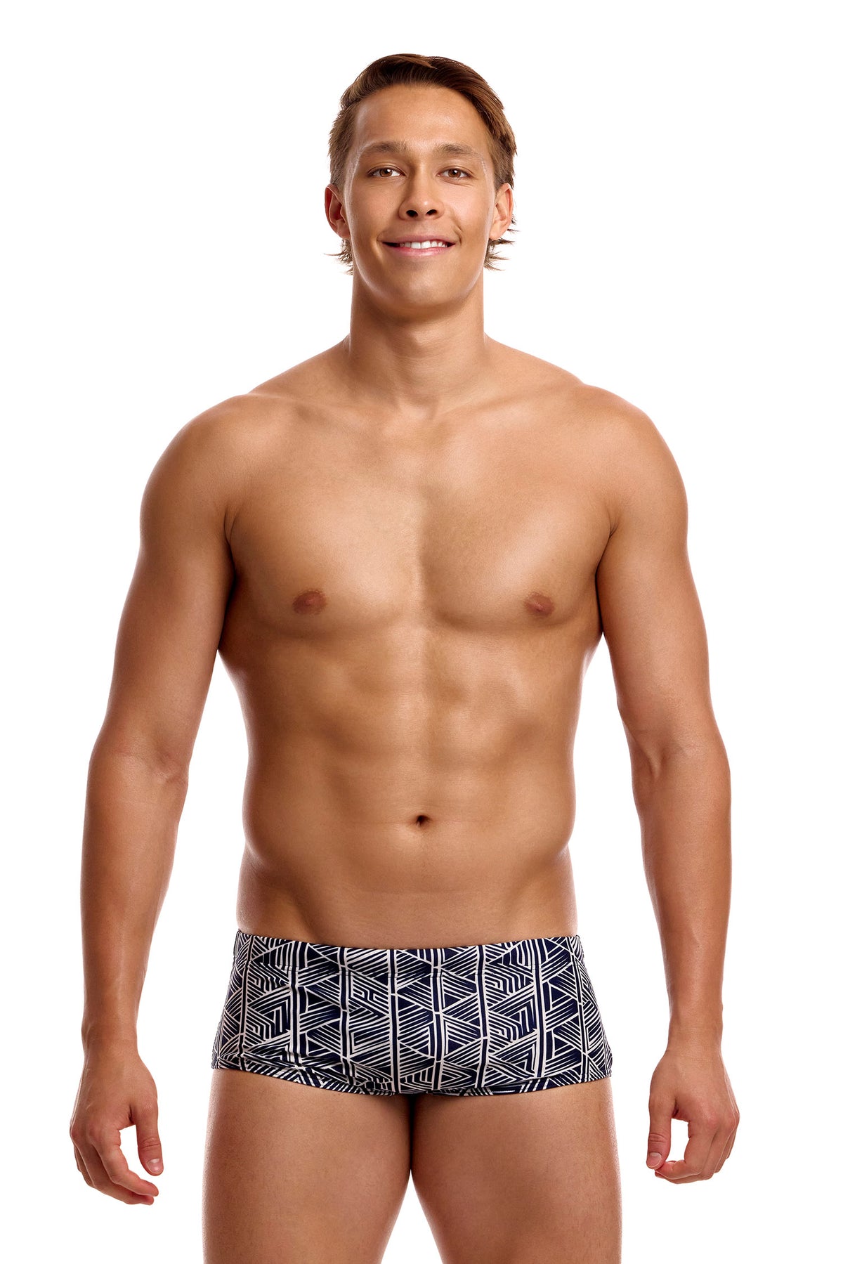 Funky Trunks Men's Stickler Sidewinder Trunks