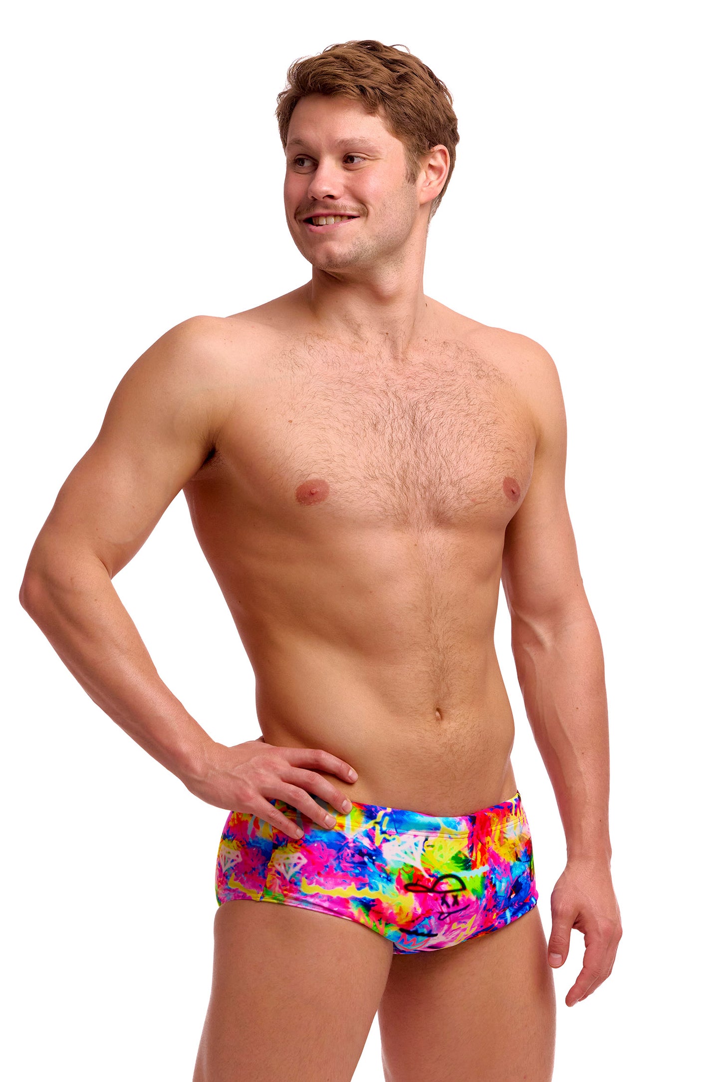 Funky Trunks Men's Tag Her Sidewinder Trunks