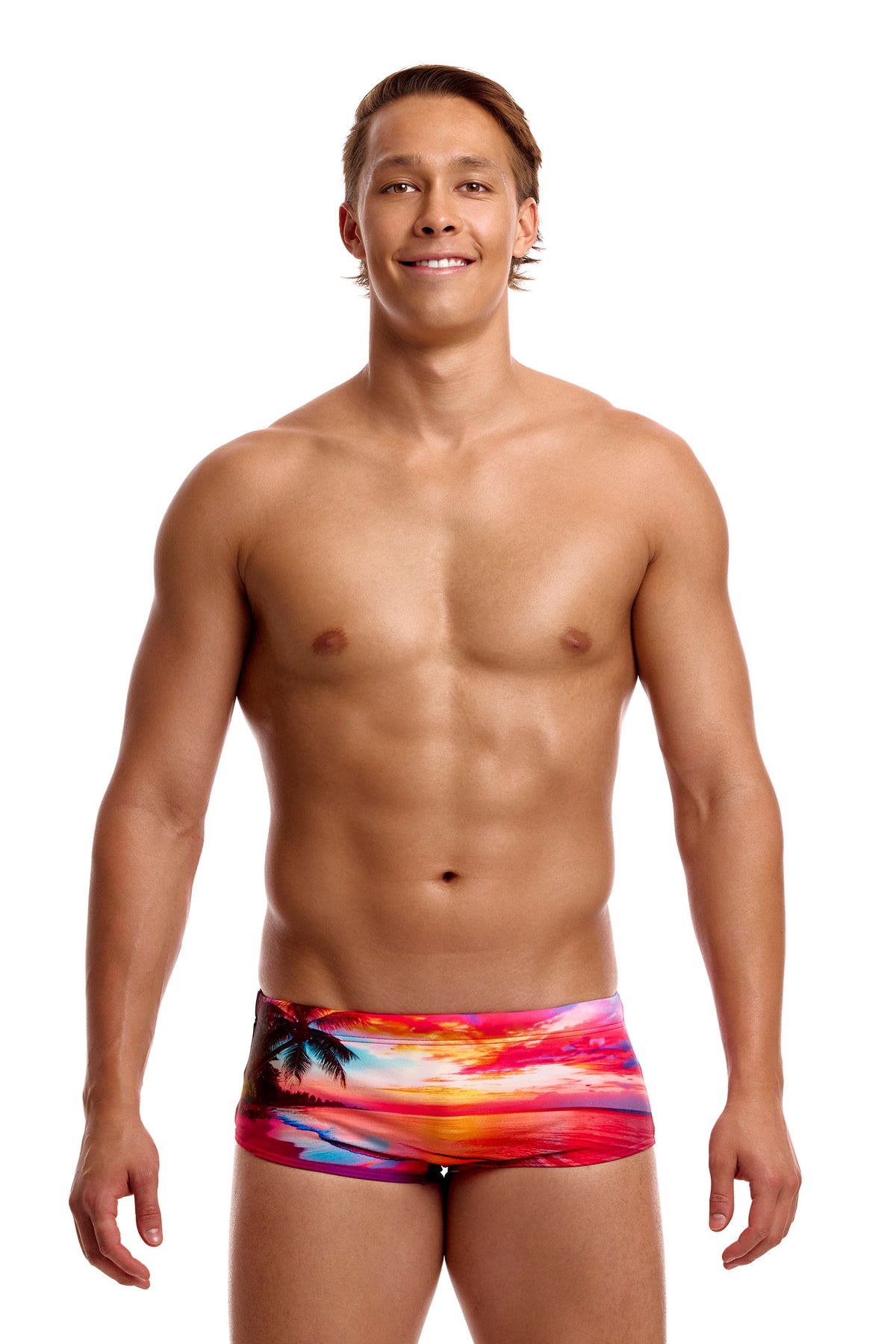 Funky Trunks Men's Touch Of Paradise Sidewinder Trunks