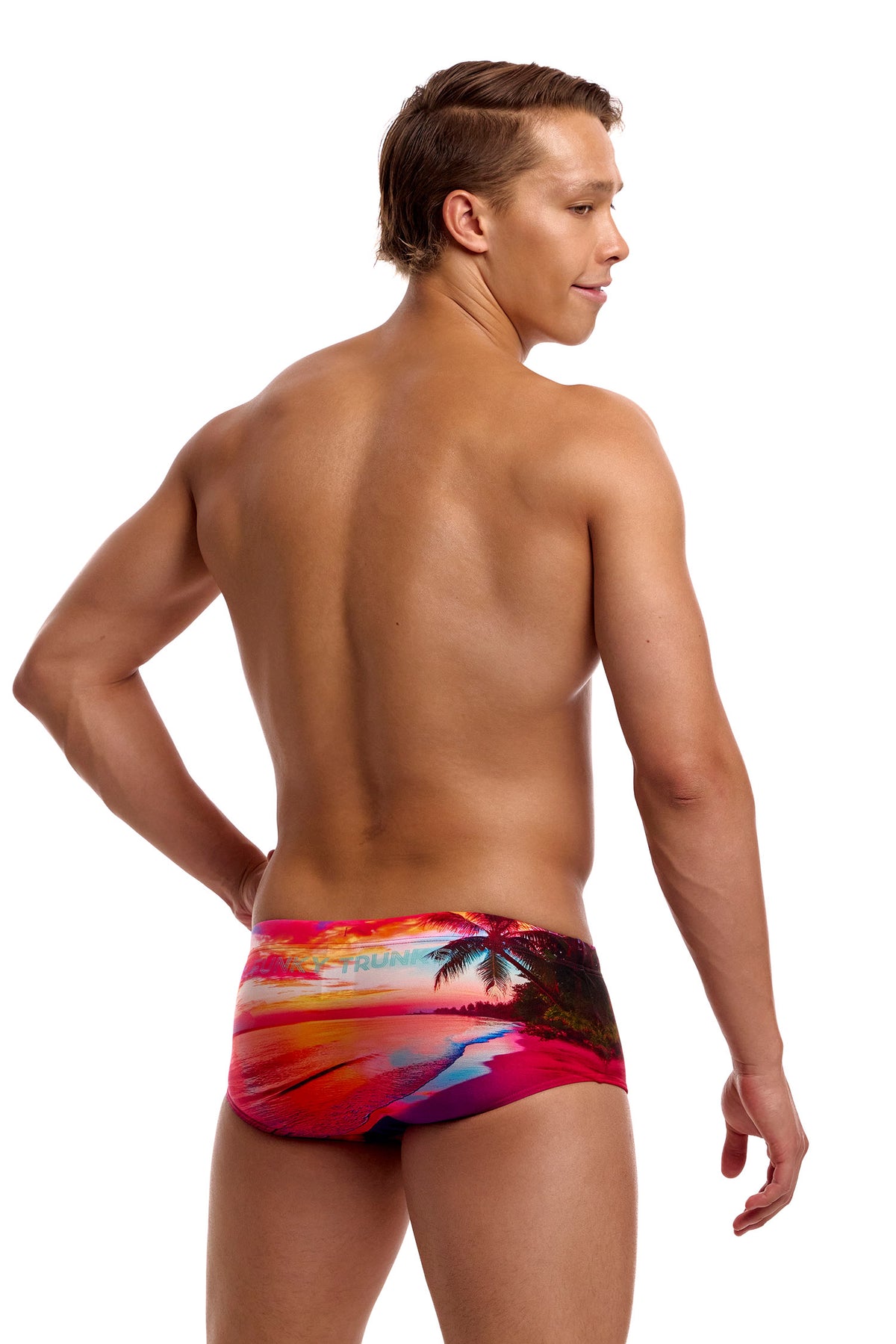Funky Trunks Men's Touch Of Paradise Sidewinder Trunks