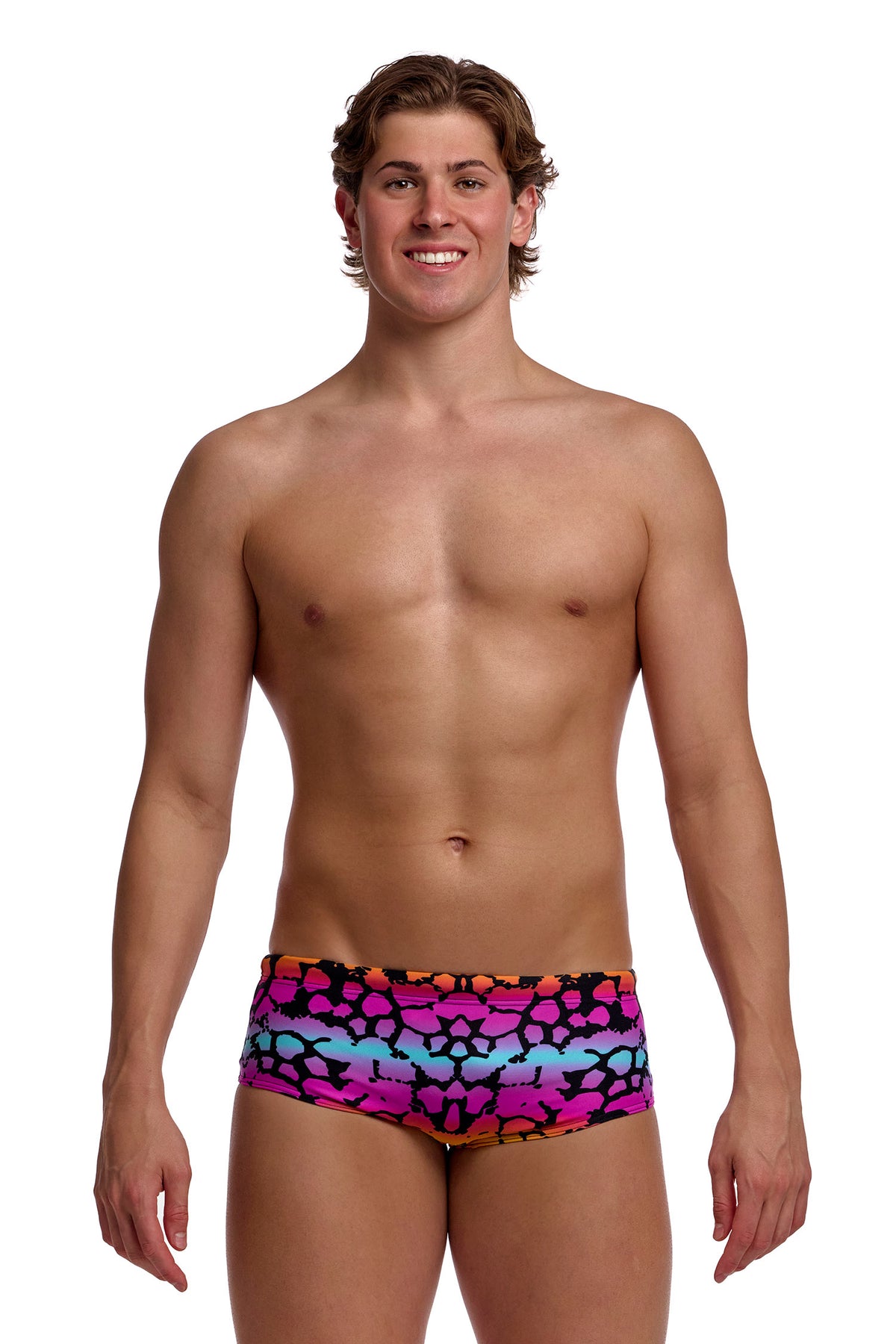 Funky Trunks Men's Wild Animal Sidewinder Trunks