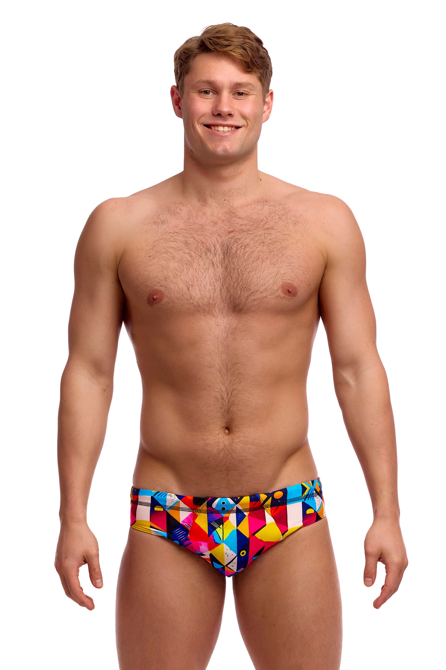 Funky Trunks Men's Broken Blox Seamed Brief