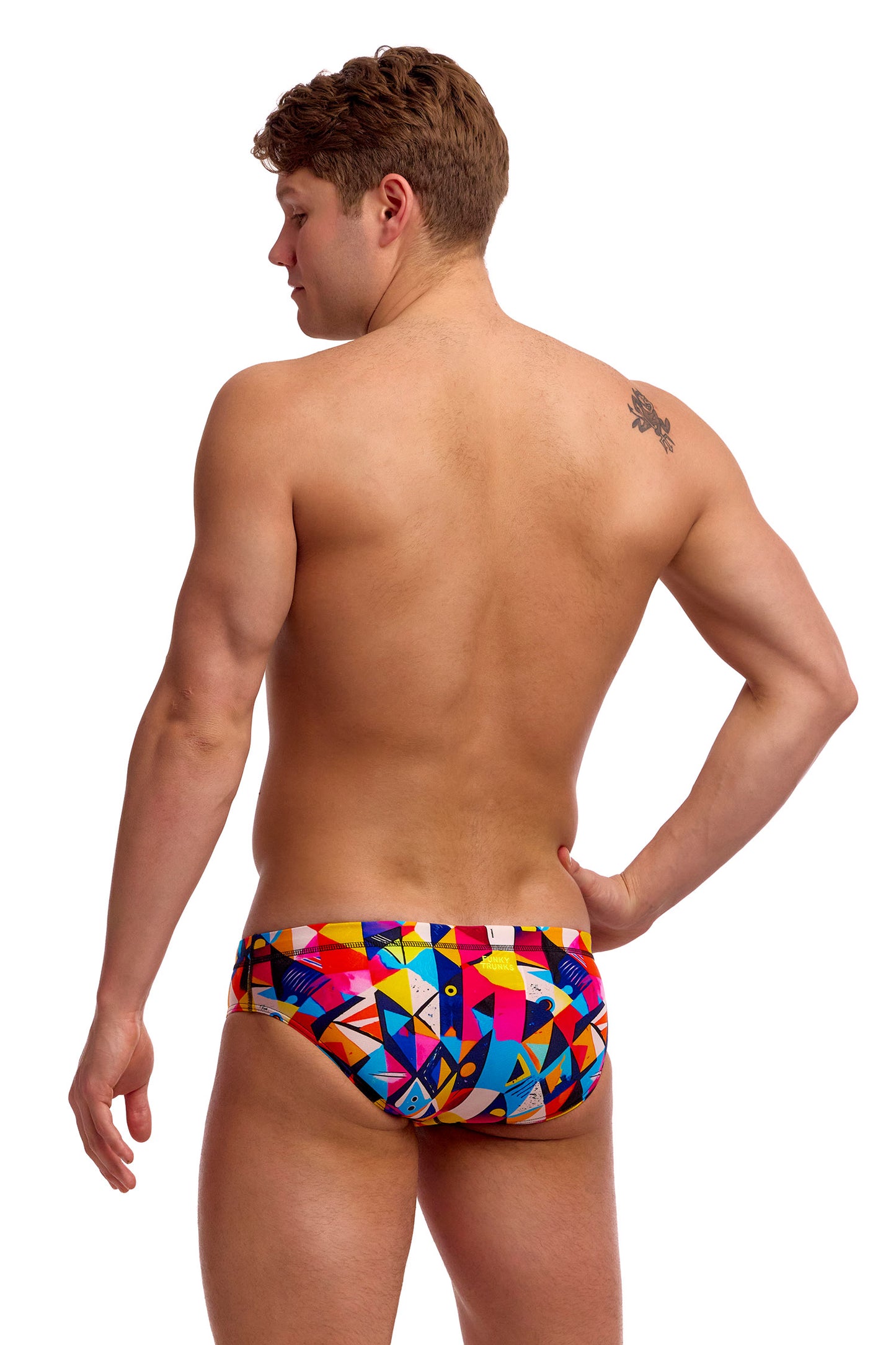 Funky Trunks Men's Broken Blox Seamed Brief
