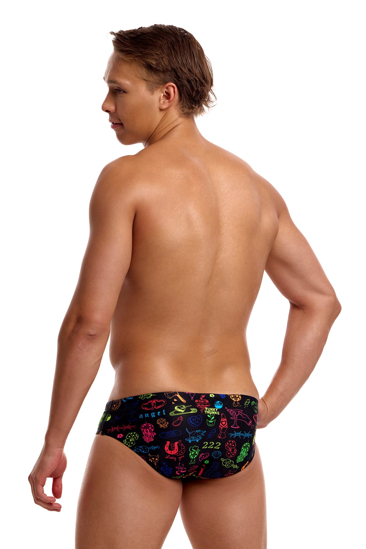 Funky Trunks Men's Doodles Seamed Brief