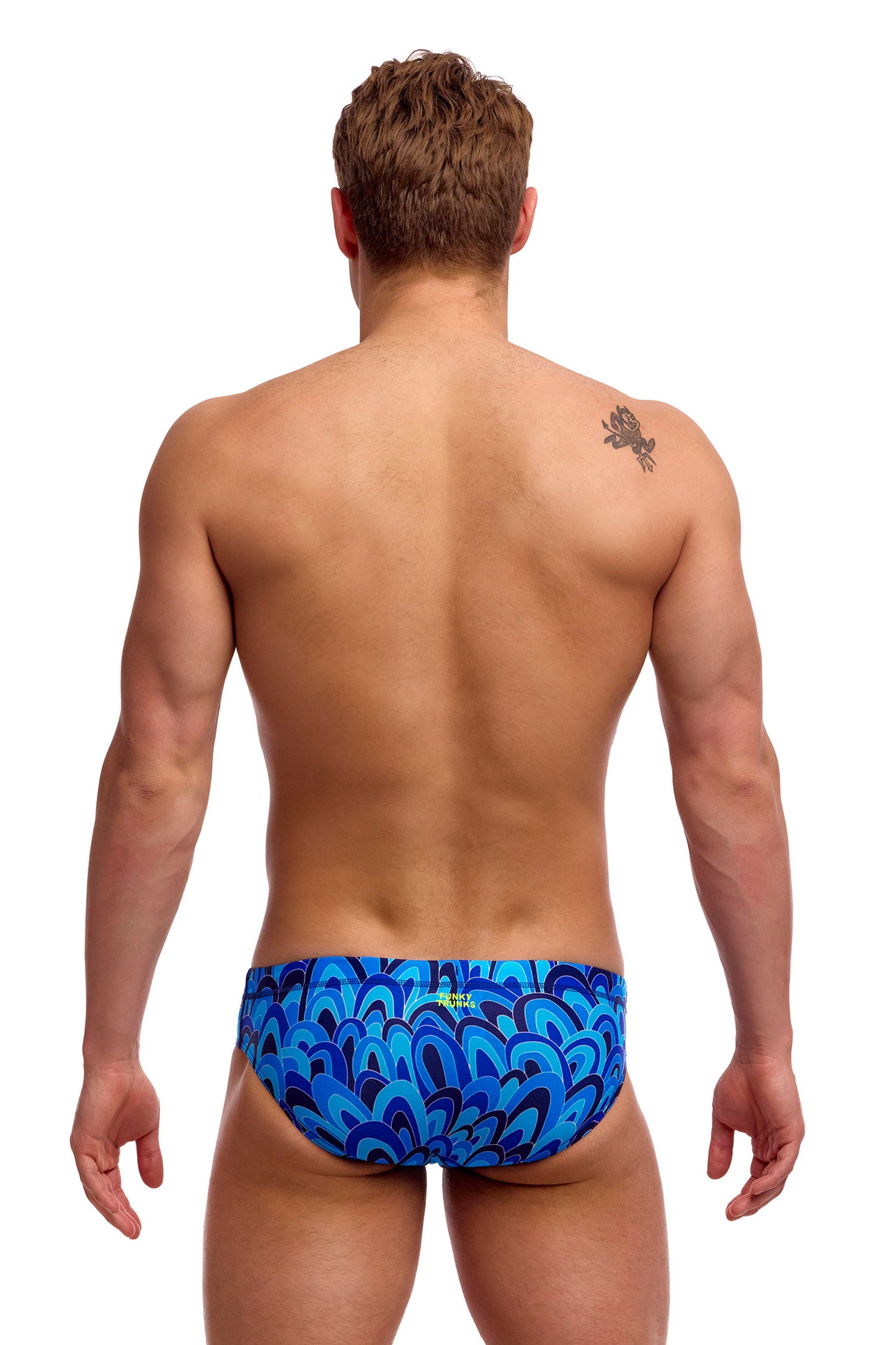 Funky Trunks Men's Hill Billy Blues Seamed Brief