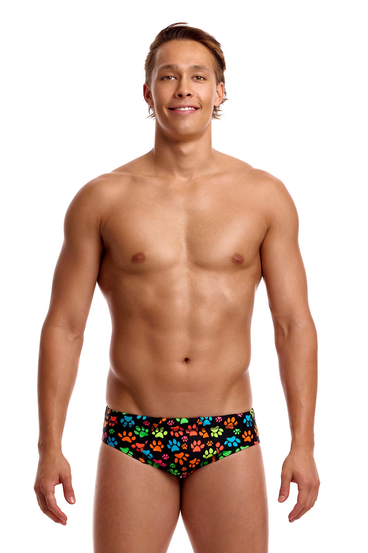 Funky Trunks Men's Pawsome Seamed Brief