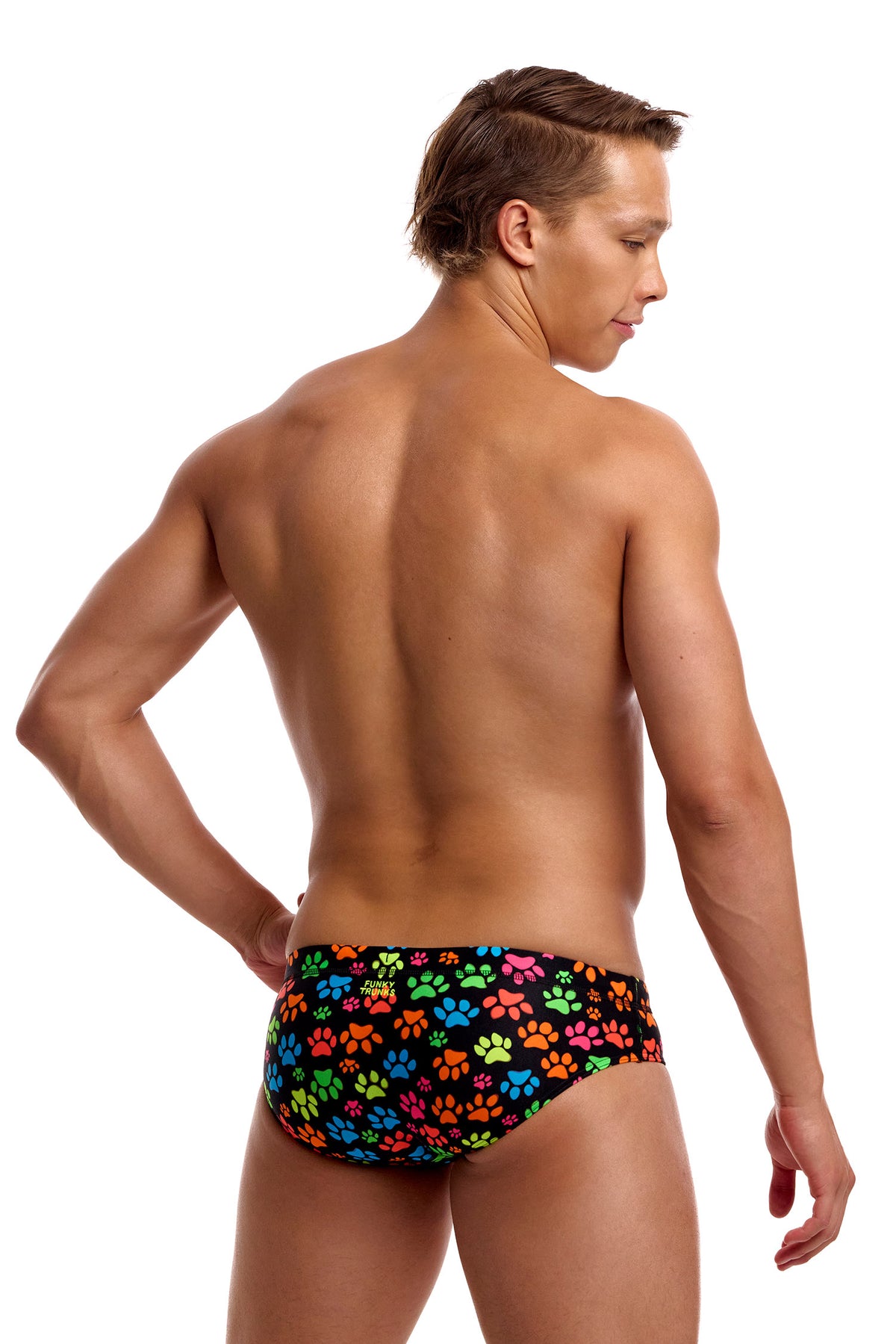Funky Trunks Men's Pawsome Seamed Brief