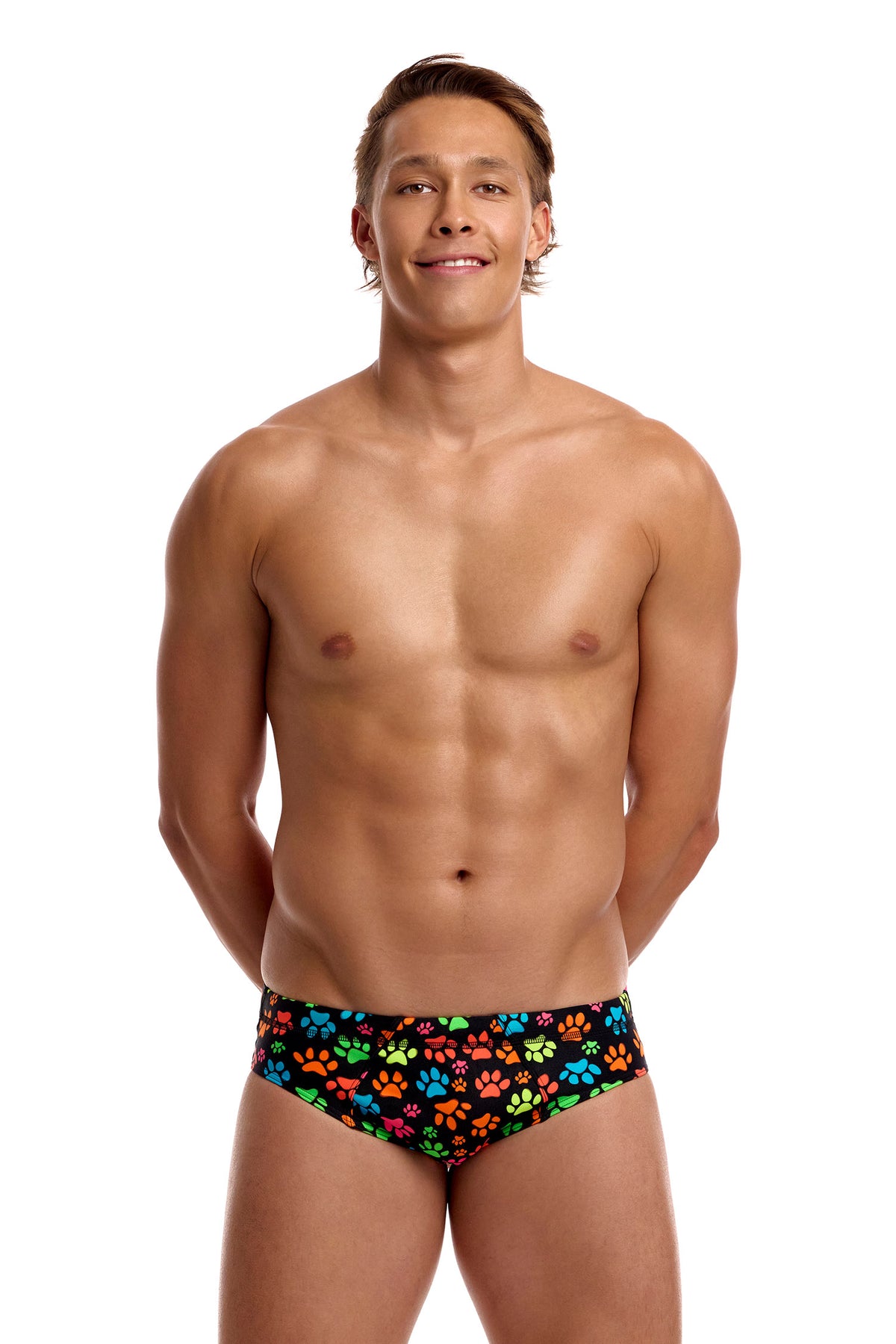 Funky Trunks Men's Pawsome Seamed Brief