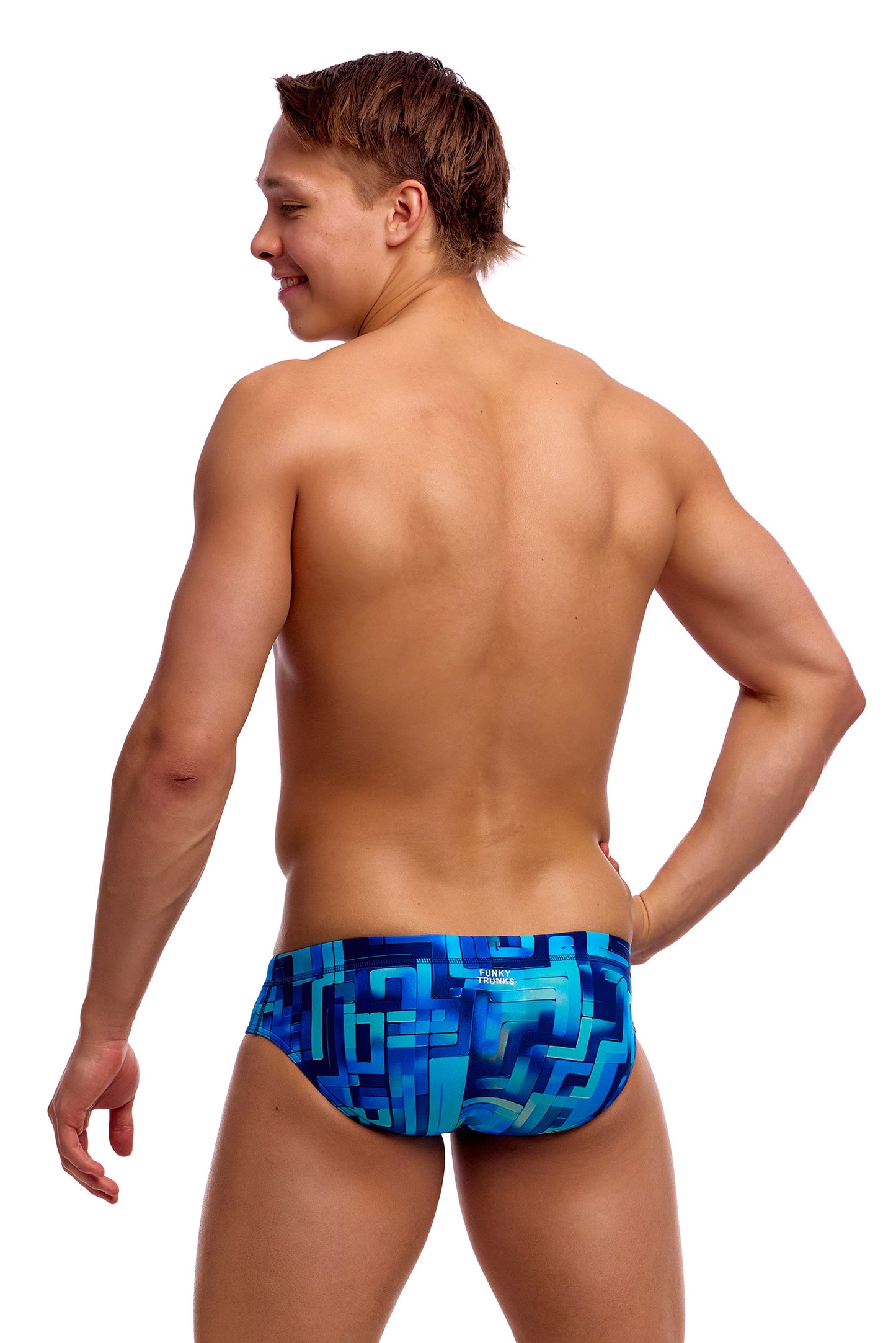 Funky Trunks Men's You Blued Seamed Brief