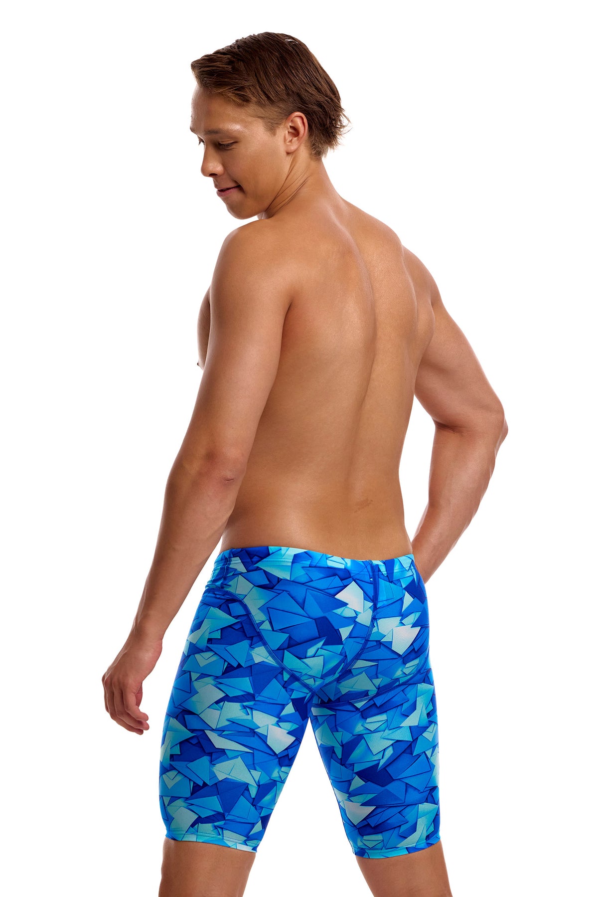Funky Trunks Men's Try Blue Fast Training Jammer