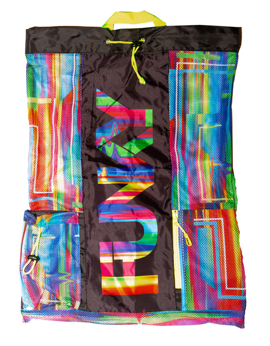 Funky Trunks The Glitch Gear Up Mesh Backpack