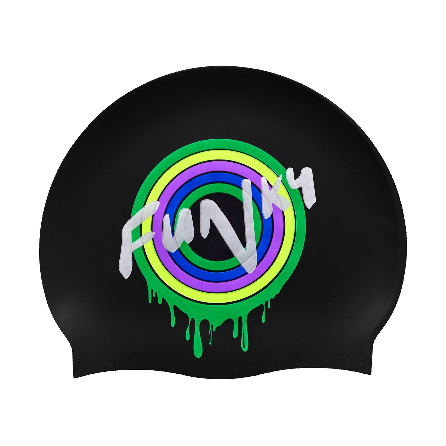 Funky Poppy Long Swim Hat - All4Swim