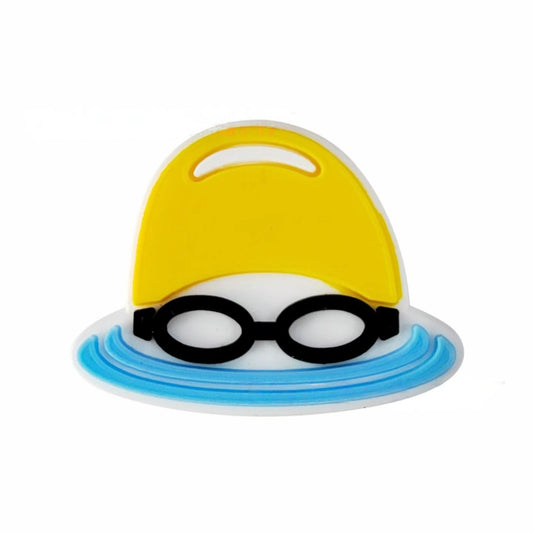 Breloque pour chaussures avec chapeau et lunettes