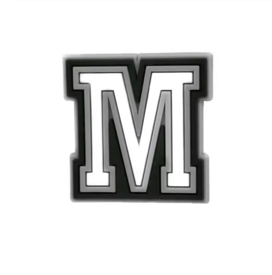 Letter 'M' Croc Charm - All4Swim