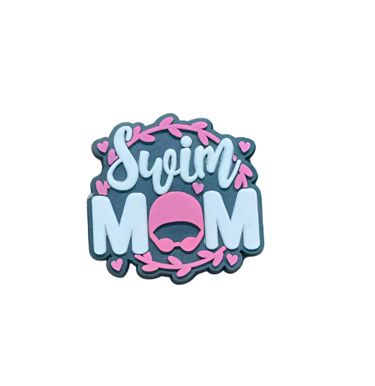 Swim 'Mom' Croc Charm - All4Swim