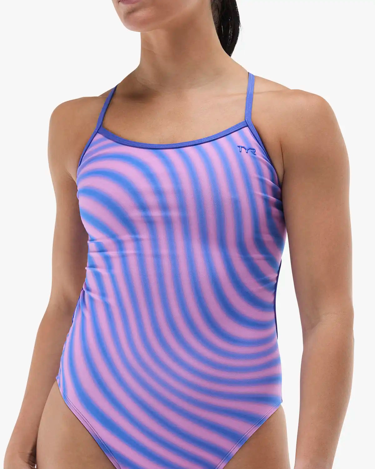 TYR Women's Trinity Fit Bezold - Blue/Pink