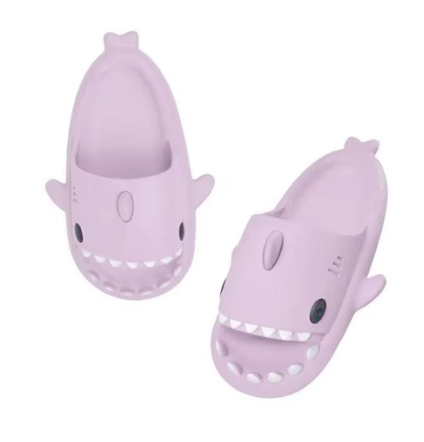 Shark Sliders - Purple - All4Swim