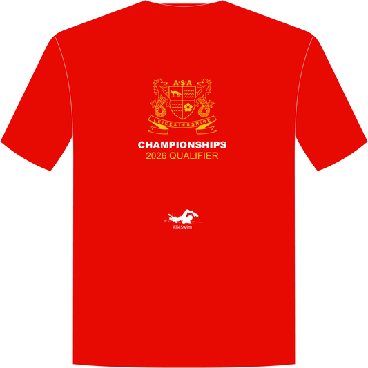 T-shirt pour jeunes du Championnat du comté de Dorset 2025 – Noir/Or