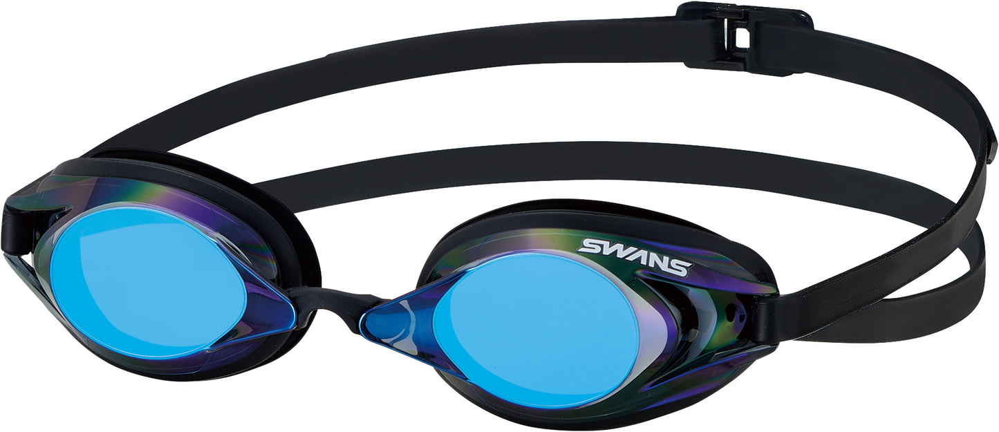 Lunettes de natation Swans SR-2 Mirror - Bleu ciel/Rubis