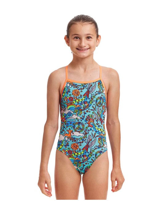 Funkita Girls Sunny Bunny Tie Me Tight One Piece