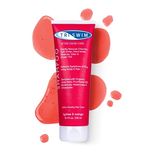 TRISWIM Chlorine Removal Shampoo For Swimmers | Lychee & Mango