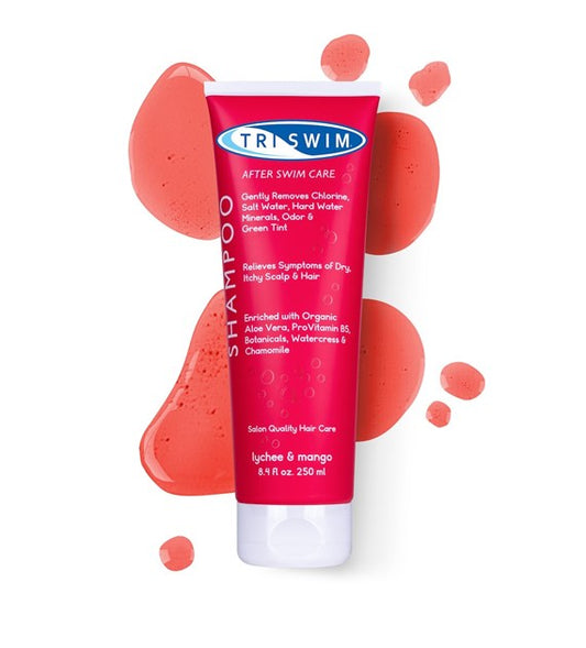 TRISWIM Chlorine Removal Shampoo For Swimmers | Lychee & Mango